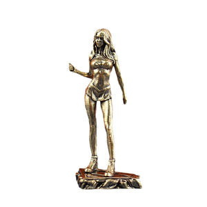 Modelo de belleza de cobre puro Retrato sexy Cantante Adornos Juguete Mango Colección Regalo China - Product Image 5