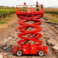 Conception étanche du système de levage à ciseaux tout temps pour les applications minières de construction