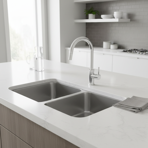 [BAEKJO] Évier double en acier inoxydable BD820 européen à double cuve, avec design sous-plan lisse pour cuisines modernes - Product Image 3