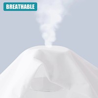 Protège-matelas imperméable AOSEN en polyester, drap-housse silencieux et respirant à poches profondes, antidérapant, pour toutes les tailles