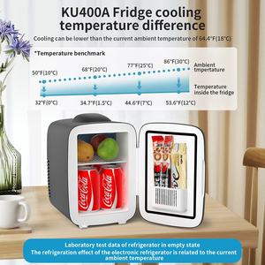 KEMIN Insulina Refrigerador Usb <span class=keywords><strong>Nevera</strong></span> 4L 5V 10W Color Caramelo Mini <span class=keywords><strong>Nevera</strong></span> Compresor Coche <span class=keywords><strong>Nevera</strong></span> Congelador Coche Enfriador - Product Image 2