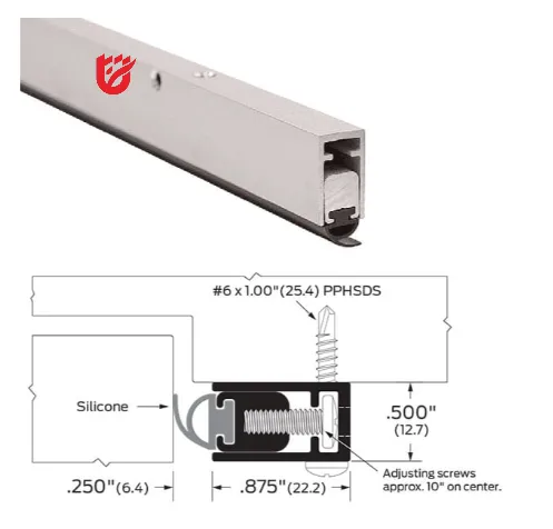 Drop-down door seal Bottom drop seal Soundproof Door Bottom door seal