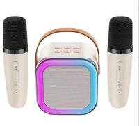 Micrófono Inalámbrico Portátil de Juguete, Micrófono de Bolsillo para Cantar y Escuchar Música, Juguete de Karaoke para Niños, Recuerdo de Fiesta