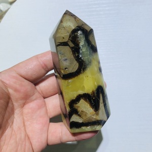 Wholesale Natural Septarian Polished Carved <b>Crystal</b> Crafts Sphere Egg Heart Torch Tower Wand Healing Meditation Gift Home Decor - Product Image 4