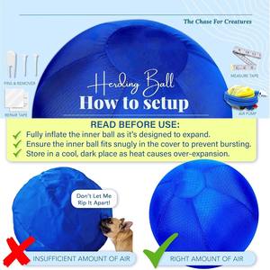 Vente en gros 18 "Collie Balls pour Australian Shepard Bétail Chiens Cheval Grand Entraînement Balle <span class=keywords><strong>Chien</strong></span> Troupeau Jouet Balle - Product Image 2