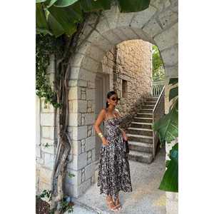 Luciana Midi <b>Dress</b> <b>High</b> Quality Spandex Casual XS XL Knee-Length Solid Dropped <b>Waist</b> Lining for Club Vacation Formal - Product Image 4