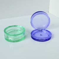 Palette d'ombres à paupières bleues de haute qualité, emballage individuel vide, palette d'ombres à paupières duo-chrome avec miroir, fabrication OEM
