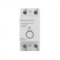 Sakelar Timer Kontrol Pemutus Sirkuit Pintar WiFi Tuya Harga Pabrik ELEATS 63A 285V Bertenaga Baterai IP20 Untuk Penggunaan Rumah Tangga