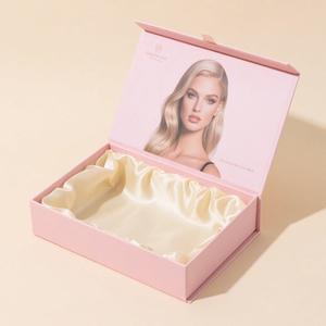 Tùy Chỉnh Sang Trọng Kim Loại Lá Dập Nổi Giấy Dệt Bao Bì Hộp Tóc Giả Hộp Logo In Ấn Tóc Mở Rộng Gói Hộp Cho Tóc - Product Image 6