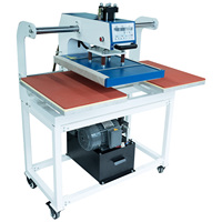 Máquina de Prensa de Calor Hidráulica de Doble Estación con Deslizamiento Superior, Personalizada de Fábrica, Último Modelo, 40*60/60*80 cm