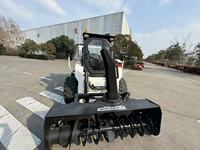 Machine à déneiger WECAN 1,605 tonnes Moteur diesel Chargeur compact à chenilles Chargeur sur pneus Accessoire souffleuse à neige Vente directe d'usine