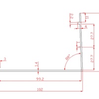 Valance de façade en aluminium de 4 "pour stores enrouleurs Aluminium pour stores enrouleurs Garde-corps pour rideaux