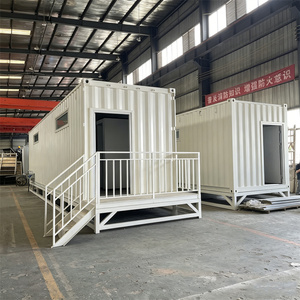 <span class=keywords><strong>Bloc</strong></span> <span class=keywords><strong>de</strong></span> toilettes préfabriqué en conteneur <span class=keywords><strong>de</strong></span> 40 pieds pour <span class=keywords><strong>chantier</strong></span> <span class=keywords><strong>de</strong></span> construction |   4+4 WC et 8 lavabos |   Toilettes publiques clés en main conformes aux normes européennes - Product Image 3