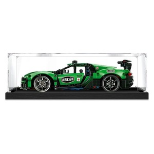 Boîte de présentation en acrylique anti-poussière pour modèle de voiture de sport <span class=keywords><strong>Bugatti</strong></span> verte, ensemble mécanique, épaisseur de panneau 2mm/3mm, modèle YLD-AD26 - Product Image 5