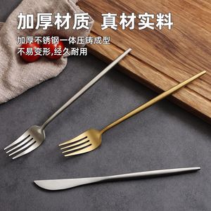 Joy Stainless Steel Cutlery Set 5Pcs Fork Spoon Knife Steakware Durable Tableware for Hotel Restaurant - Product Image 5
