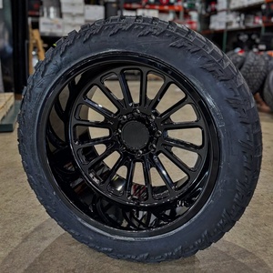 Jantes de camion forgées polies KG1 de type identique 22x12 22x14 24x12 24x14 26x16 28x16 à déport profond pour 4x4 tout-terrain 8x170 8x180 8x6.5 6x5.5 - Product Image 1