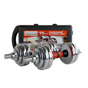 15/20/30/50KG placcato <span class=keywords><strong>bilanciere</strong></span> cromato e manubrio staccabile in ghisa manubri attrezzature per il Fitness casa per l'esercizio - Product Image 1