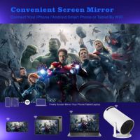 HY300, venta directa de fábrica, 1GB, 8GB, enfoque manual automático, Android inteligente, 720p, proyector portátil