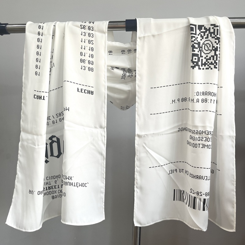 Wholesale Printed Silk Satin Scarf for