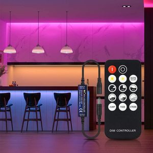 Esann 14 phím <span class=keywords><strong>mini</strong></span> RF LED Strip <span class=keywords><strong>dimmer</strong></span> điều khiển cho fcob 3014 5630 5730 3528 LED Strips - Product Image 6