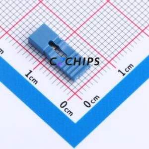 XD-JP254-1-135-0P-L-G1 Shorting Cap / Jumper Cap P=2.54mm Connector - Product Image 2