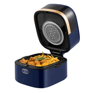 Utensílios de cozinha fritadeira de ar quente sem óleo fritadeira de ar ss304 6 litros tela de toque digital fritadeira grande 8 litros 7 litros