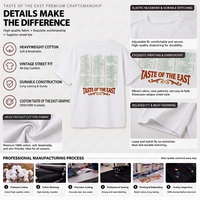 T-shirt col rond streetwear pour homme, tendance, avec motif personnalisé, coupe oversize, en coton épais, décontracté, à manches courtes