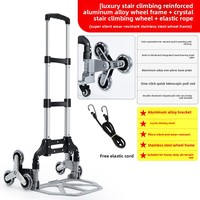 Chariot manuel pour monter les escaliers, chariot à bagages portable, petit chariot pour transporter des marchandises