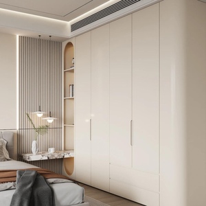<span class=keywords><strong>Armoire</strong></span> de chambre à coucher en bois moderne de luxe personnalisée, durable, avec <span class=keywords><strong>portes</strong></span> coulissantes, <span class=keywords><strong>4</strong></span> tiroirs, facile à assembler, meubles pour hôtel, appartement, maison - Product Image 1