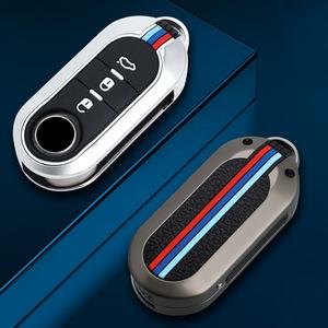 Usine en gros Offre Spéciale étui à clés de voiture en alliage de zinc pour <span class=keywords><strong>Fiat</strong></span> <span class=keywords><strong>500</strong></span> 500C 500L 500X Brava Ducato Fiorino Panda Stilo - Product Image 4