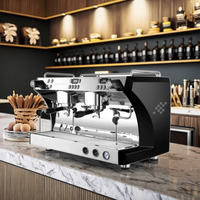 Café usage commercial haricot à deux têtes pour tasse Machine à café Barista machine à expresso Machine à expresso semi-automatique professionnelle