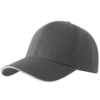 Topi Baseball Enam Panel Berlapis dengan Logo Custom, Laris Manis, Sablon & Bordir Polyester, Cocok untuk Empat Musim, Tersedia Stok