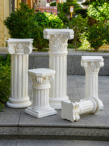 Europäischer Stil Römische Säule Harz Handwerk Umweltfreundliche Dekorative Verzierung für Garten Hof Hochzeit Ausstellungsstand Außenbereich - Product Image 3