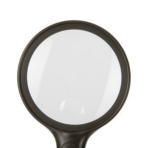 مكبر يدوي صغير محمول 2X مع 3 مصابيح LED للقراءة والإضاءة - Product Image 4