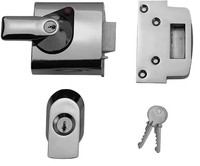 Serrure de porte d'entrée en alliage de zinc, verrouillage à la droite, loquet 40 mm et 60 mm, serrure de sécurité à cylindre unique