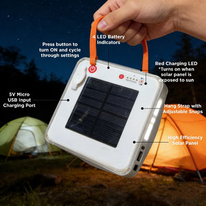 Luz de Seguridad Solar Monocristalina para Todo Clima, Batería de 100 mAh, Certificación TUV, IP65, 8 Horas de Duración, Iluminación Duradera para Cercas y Portones - Product Image 6
