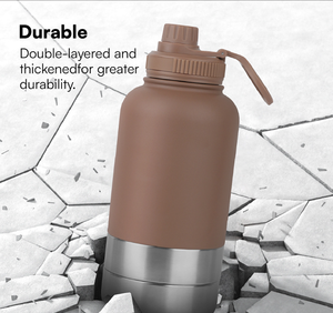 Gran capacidad 3 en 1 32oz botella de agua portátil <span class=keywords><strong>para</strong></span> <span class=keywords><strong>perros</strong></span> y mascotas cuencos de <span class=keywords><strong>acero</strong></span> <span class=keywords><strong>inoxidable</strong></span> aislado al aire libre tazón de viaje botella <span class=keywords><strong>para</strong></span> beber - Product Image 6