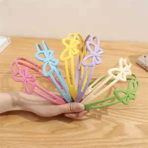 Colorful Butterfly Hair Headbands for Kids Lovely Plastic Hairbands Animal Hair Hoops For Baby Girls Hair Accessories