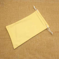 Marchandises Prêtes à l'Emploi en Gros 9*18cm, Pochette Souple Personnalisée en Microfibre avec Cordon pour Lunettes de Vue et de Soleil