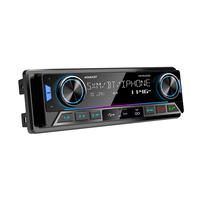 Lecteur MP3 pour voiture, Bluetooth, autoradio stéréo simple DIN, radio FM, USB, AUX, écran LED, kit mains libres
