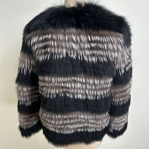 2025新着冬厚手レザーファージャケットホッキョクジャケットショートフォックスファー女性 - Product Image 4