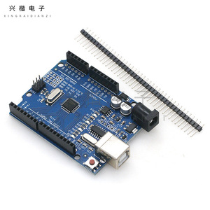 Placa de Desarrollo Arduino Uno R3, Plataforma de Microcontrolador USB de 5V con Salida Analógica y Digital para Proyectos Electrónicos - Product Image 3