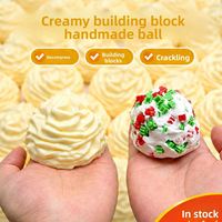 RXS Wholesale Cute Creamy Building Block Squishy Toy Slow Rising Crunchy Asmr Stress Relief Fidget Toy Factory Direct Sale 1