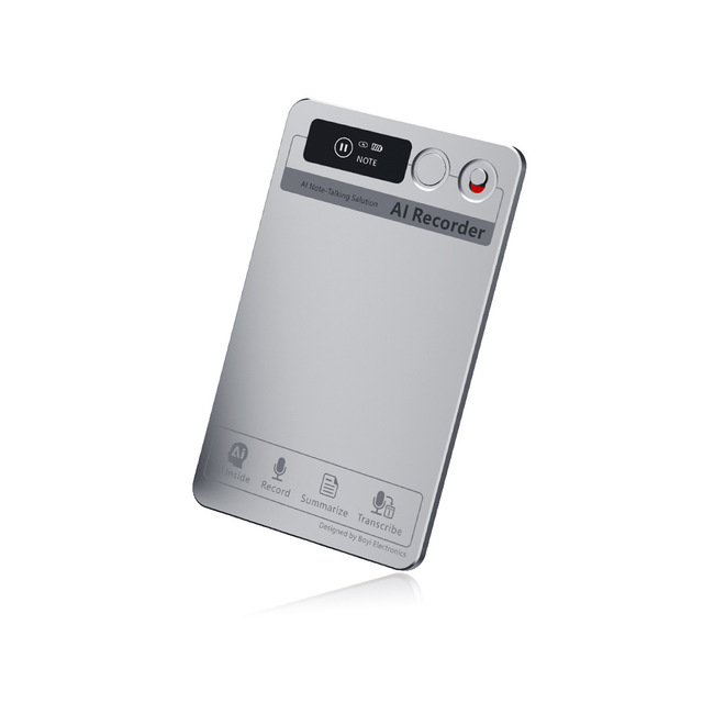 Free Subscription AI Voice Recorder Touch Screen Color Display ChatGPT Note Taker Meetings Ultra-Thin Aluminum Alloy 138