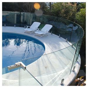 ACE 맞춤형 유리 난간 프레임리스 유리 난간 수영장 야외 용 피구 유리 난간 - Product Image 5