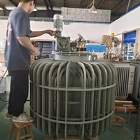 Régulateur de tension à induction Variac 1000 kVA triphasé, entrée 220 V, sortie 0-1200 V, réglable pour les tests de moteurs