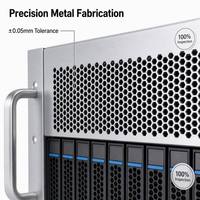 Chasis de Servidor de Almacenamiento en Rack 4U Personalizado, Lámina de Acero Galvanizado, Carcasa de Alta Densidad para GPU AI, Venta al Por Mayor de Fábrica OEM