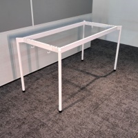 Pieds de table en métal robuste pour table à manger avec plateau en pierre lourd, support fixe pour mobilier de restaurant
