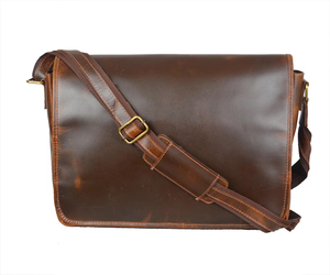 Bolso Cruzado de Cuero Genuino para Hombre y Mujer, Calidad Premium, Hecho a Mano, Diseño Elegante y Duradero, Correa Ajustable, Múltiples Compartimentos - Product Image 3