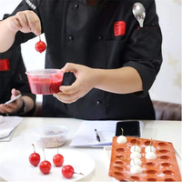 24 cavités demi-cercle silicone mini semi-sphère dôme moules pour fondant bonbons chocolat gâteau décor cuisson et pâtisserie outils